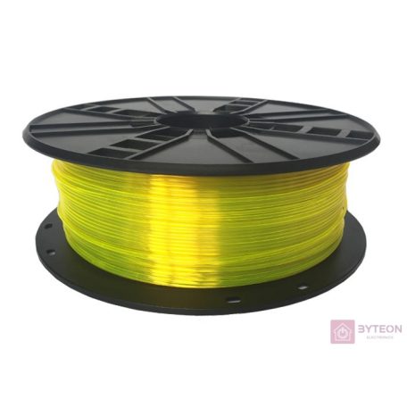 Gembird 3DP-PETG1.75-01-Y 3D nyomtató alapanyag Polietilén-tereftalát-glikol (PETG) Sárga