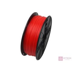   Gembird 3DP-PLA1.75-01-FR 3D nyomtató alapanyag Polilaktánsav (PLA) Fluoreszcens piros 1 kg