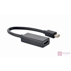   Gembird A-mDPM-HDMIF4K-01 0,15 M Mini DisplayPort HDMI Fekete