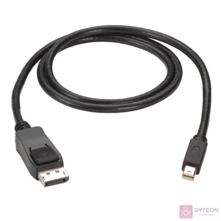 Akyga AK-AV-15 DisplayPort kábel 1,8 M Mini DisplayPort Fekete