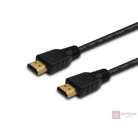 Savio CL-05 HDMI kábel 2 M HDMI A-típus (Standard) Fekete