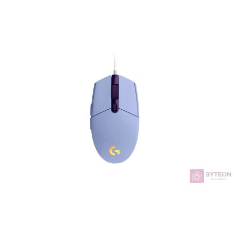 Logitech G G203/G102 Lightsync Lilac egér - Lila