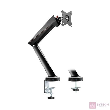 LogiLink BP0091 asztali TV konzol 81,3 cm (32") Rögzítőelemes Fekete, Vörös