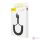 Baseus CALSR-01 USB kábel 1 M USB 2.0 USB A USB C/Lightning Fekete