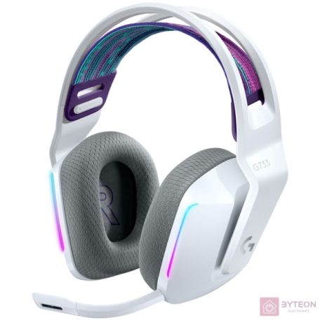 Logitech G733 vezeték nélküli headset - Fehér