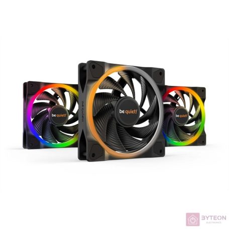 Be quiet! Light Wings 120mm (High-Speed) PWM (3-Pack) LED Control