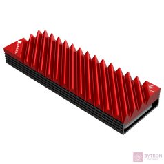 Jonsbo M.2-3 hűtő [Passzív] - Piros