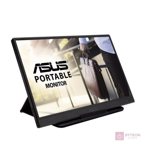 ASUS ZenScreen MB165B 39,6 cm (15.6") 1366 x 768 pixelek WXGA LCD Fekete