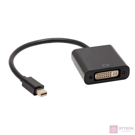 Akyga AK-AD-37 video átalakító kábel 0,15 M DVI Mini DisplayPort Fekete