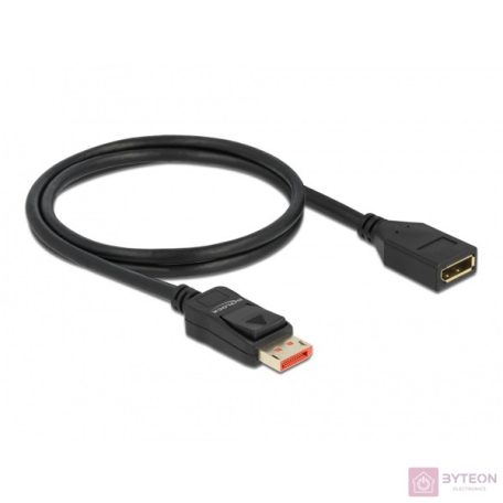 DeLOCK 87070 DisplayPort kábel 1 M Fekete