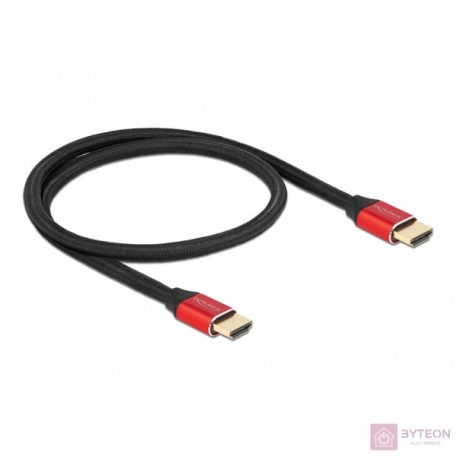 DeLOCK 85772 HDMI kábel 0,5 M HDMI A-típus (Standard) Fekete, Vörös