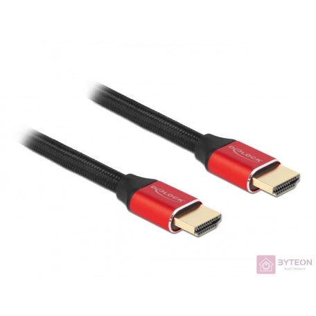 DeLOCK 85773 HDMI kábel 1 M HDMI A-típus (Standard) Fekete, Vörös