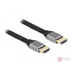   DeLOCK 83996 HDMI kábel 2 M HDMI A-típus (Standard) Fekete, Szürke