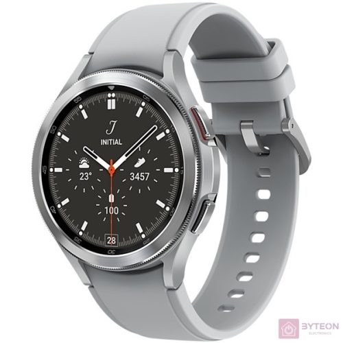 Samsung Galaxy Watch4 Classic 3,56 cm (1.4") 46 mm SAMOLED 4G Ezüst GPS (műhold)