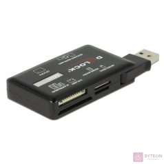DeLOCK 91758 kártyaolvasó USB 3.2 Gen 1 (3.1 Gen 1) Fekete