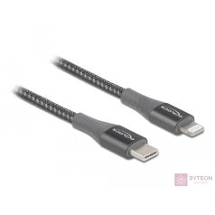 DeLOCK 86631 USB kábel 1 M USB 2.0 USB A Lightning Szürke