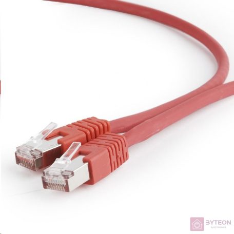 Cablexpert PP6A-LSZHCU-R-5M hálózati kábel Vörös Cat6a S/FTP (S-STP)