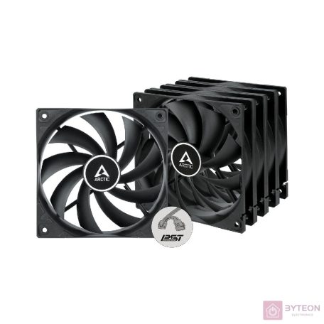 Arctic F12 PWM PST 120mm Value Pack (5db) - Fekete