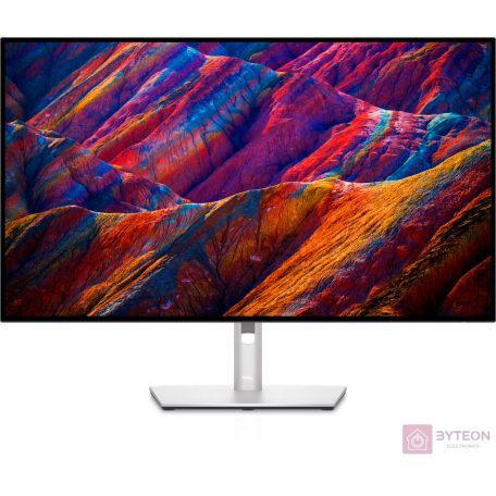 DELL UltraSharp U3223QE 80 cm (31.5") 3840 x 2160 pixelek 4K Ultra HD LCD Ezüst
