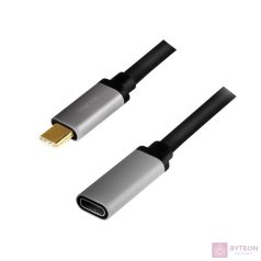   LogiLink CUA0105 USB kábel 0,5 M USB 3.2 Gen 2 (3.1 Gen 2) USB C Fekete, Szürke