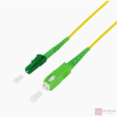 LogiLink FPSLS02 száloptikás kábel 2 M SC/APC LC/APC OS2 Sárga