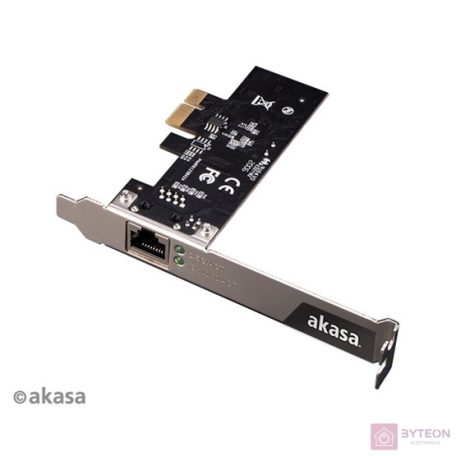 Akasa AK-PCCE25-01 hálózati kártya Belső Ethernet 2500 Mbit/s