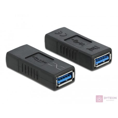 DeLOCK 66641 csatlakozó átlakító USB 3.0 Type-A Fekete