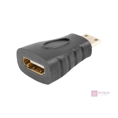 Lanberg AD-0037-BK csatlakozó átlakító HDMI HDMI Mini-C Fekete