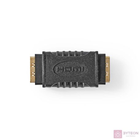 Nedis CVGB34900BK csatlakozó átlakító HDMI Type A (Standard) HDMI A-típus (Standard) Fekete, Arany