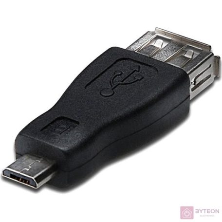 Akyga AK-AD-08 csatlakozó átlakító USB USB type micro-B Fekete