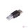 Akyga AK-AD-27 csatlakozó átlakító RJ45 USB 2.0 type A Fekete