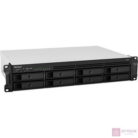 Synology RackStation RS1221+ tárolószerver NAS Rack (2U) Ethernet/LAN csatlakozás Fekete V1500B