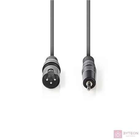 Nedis COTH15300GY15 audio kábel 1,5 M XLR (3-pin) Szürke