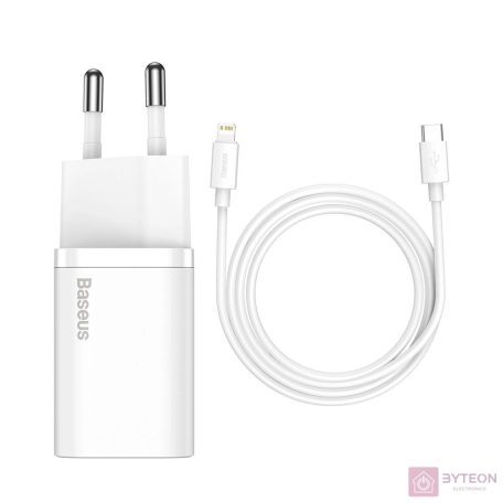Baseus TZCCSUP-B02 mobiltelefon töltő Fehér Beltéri
