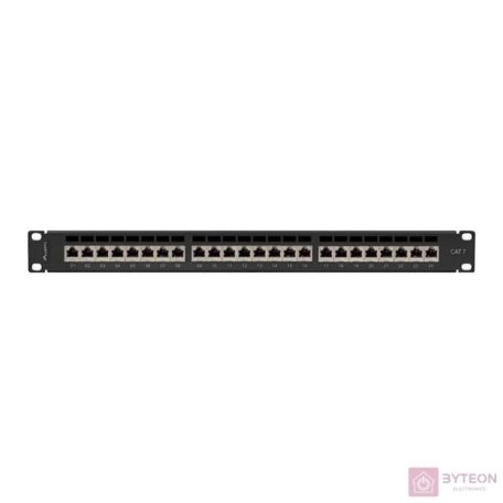 Lanberg PPS7-1024-B patch panel 1U