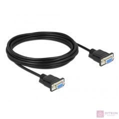 DeLOCK 87784 soros kábel Fekete 5 M DB-9