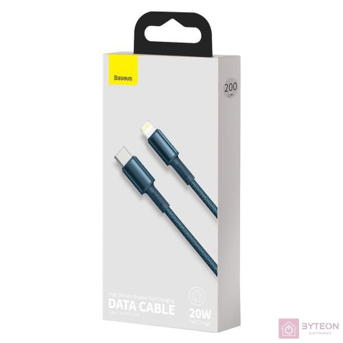 Baseus CATLGD-A03 USB kábel 2 M USB C Lightning Kék