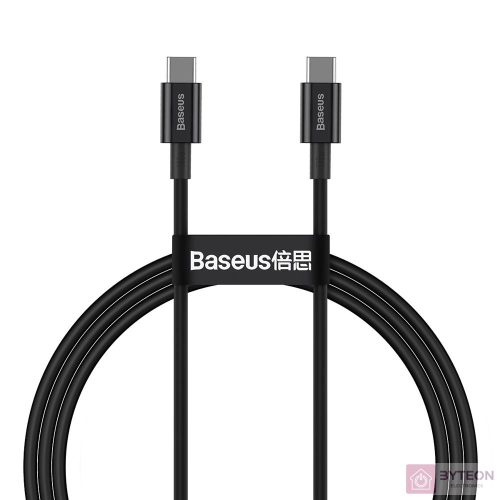 Baseus Superior USB kábel 1 M USB 2.0 USB C Fekete