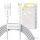 Baseus Superior USB kábel 2 M USB 2.0 USB A Micro-USB A Fehér