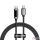 Baseus CATSK-B01 USB kábel 1 M USB 2.0 USB C Fekete