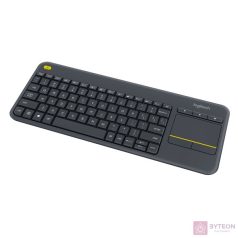Logitech K400 Plus Touch (HU, Vez.nélküli) - Fekete