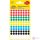 Etikett AVERY 3008 öntapadó jelölőpont vegyes 6 szín 8mm 416 jelölőpont/csomag