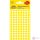 Etikett AVERY 3013 jelölőpont 8mm sárga 416 db/csomag