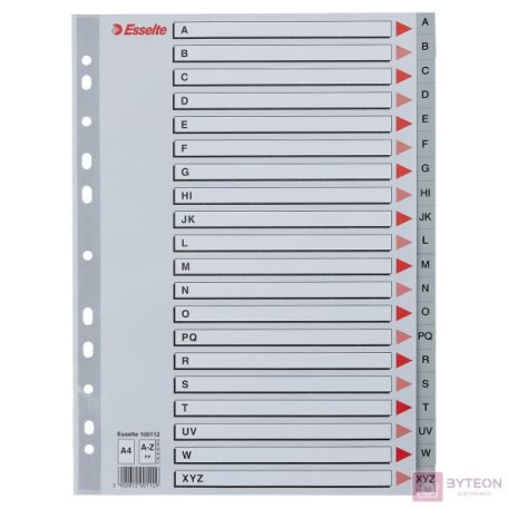 Regiszter ESSELTE műanyag A/4 A-Z