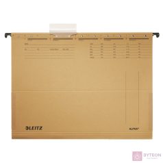   Függőmappa oldalvédelemmel LEITZ Alpha Standard A/4 karton natúr 25 db/doboz