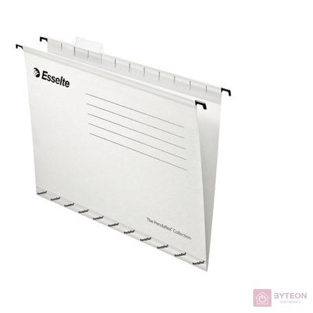 Függőmappa ESSELTE Classic A/4 újrahasznosított karton fehér 25 db/doboz