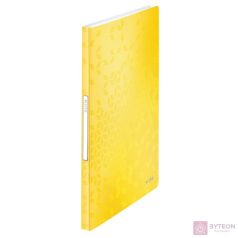 Iratvédő mappa LEITZ Wow A/4 40 tasakos sárga