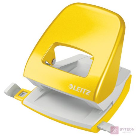 Lyukasztó LEITZ Nexxt Wow 5008 2 lyukú fém 30 lap metál sárga