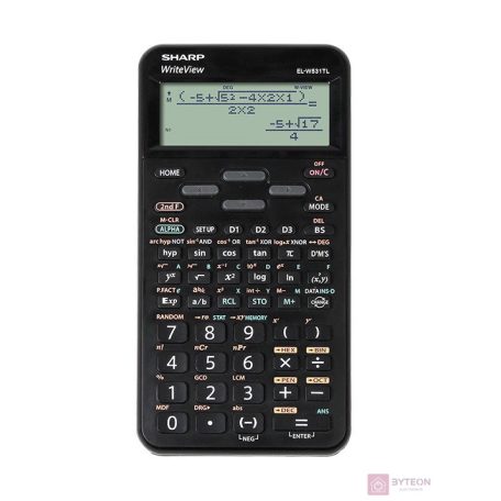 Számológép tudományos SHARP EL-W531TLBBK 420 funkciós 12 digit fekete