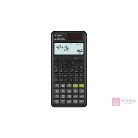 Számológép tudományos CASIO FX 85 ES PLUS 2E 252 funkciós 4 soros 15 digites fekete